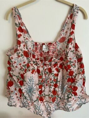 Maeve Sheer Floral Tank